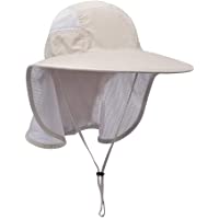 lenikis Unisex Actividades al aire libre UV Protección Sol sombreros con cuello solapa
